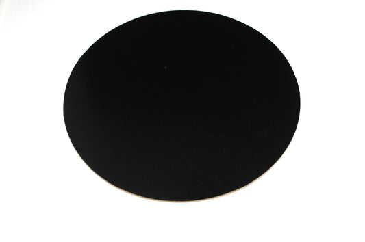 Bases tortas mdf redonda negra 20 cm