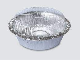 Envase aluminio circular tapa transparente r 40 50