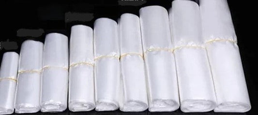 Bolsa polietileno transparente 8x20 cm paquete 100 unidades