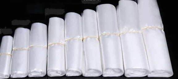 Bolsa polietileno transparente 10x20 cm paquete 100 unidades