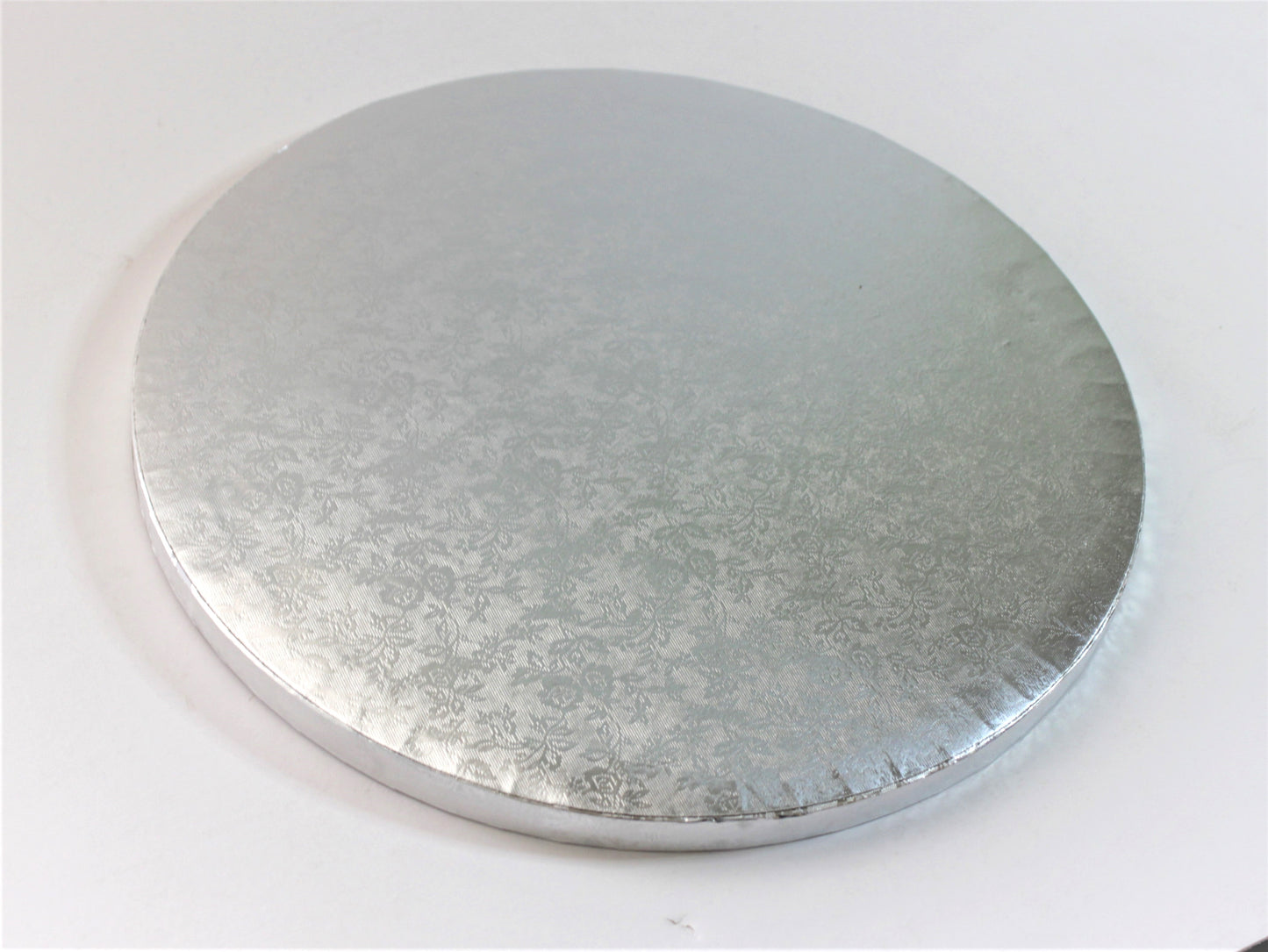 Bases tortas plumavit redonda plateada 35 cm