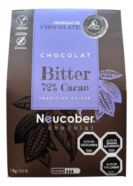 72% Cacao Neucober – Formato Profesional 1 kg