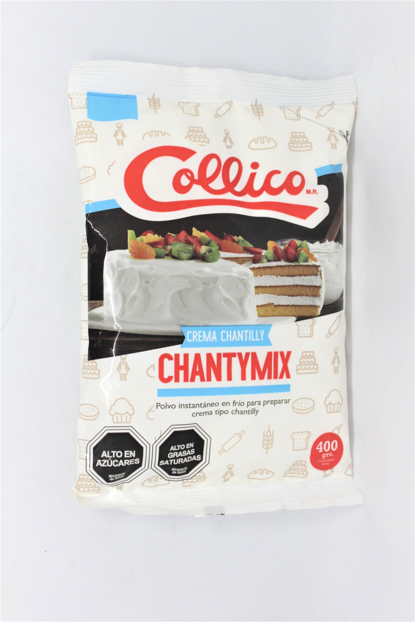 Crema chantilly en polvo collico chantymix 400 gr
