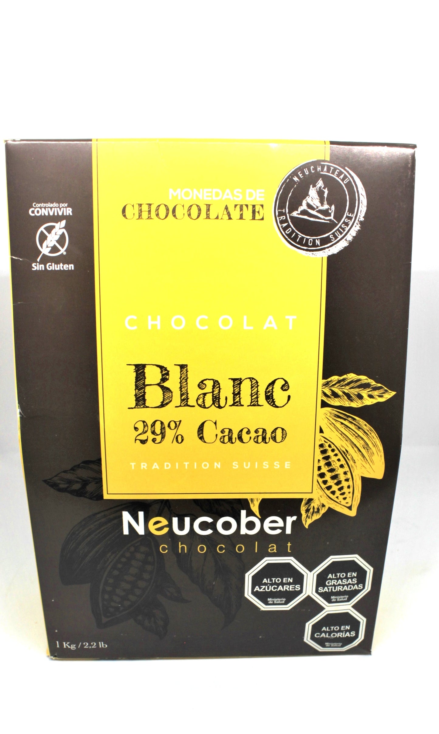 Chocolate neucober blanco bitter 29 por ciento cacao