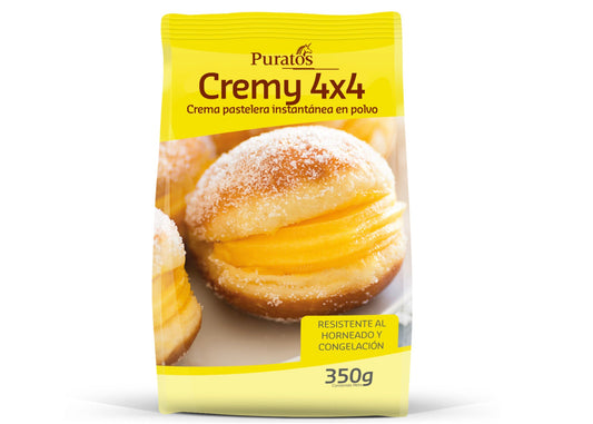 Crema pastelera en polvo puratos cremy 4x4 350 gr