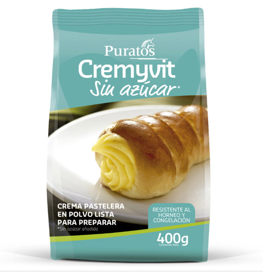 Crema pastelera en polvo puratos cremyvit sin azucar 400 gr