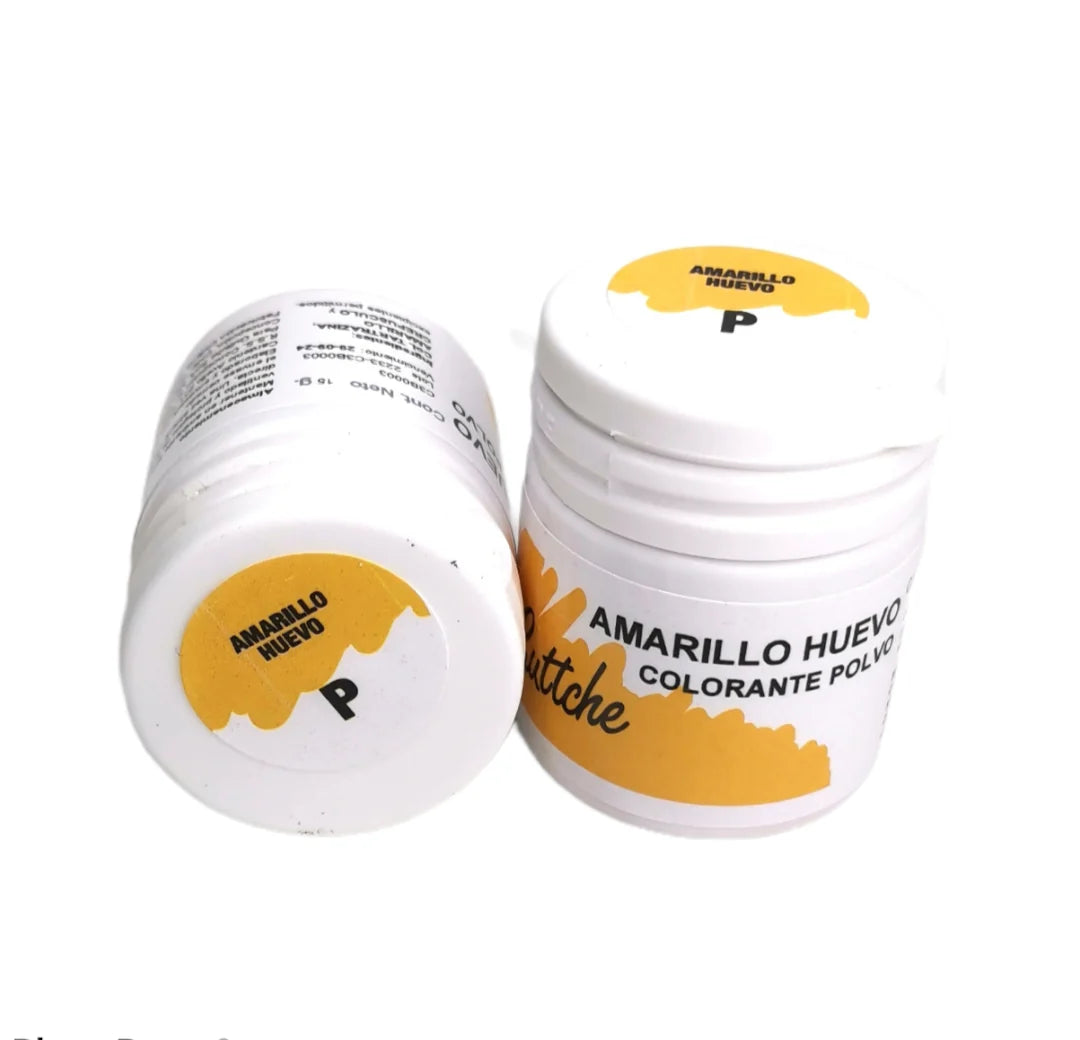 Colorantes guttche en polvo amarillo huevo