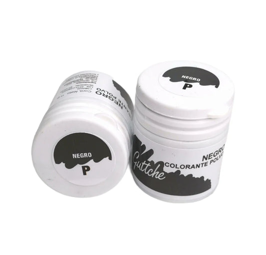 Colorantes guttche en polvo negro