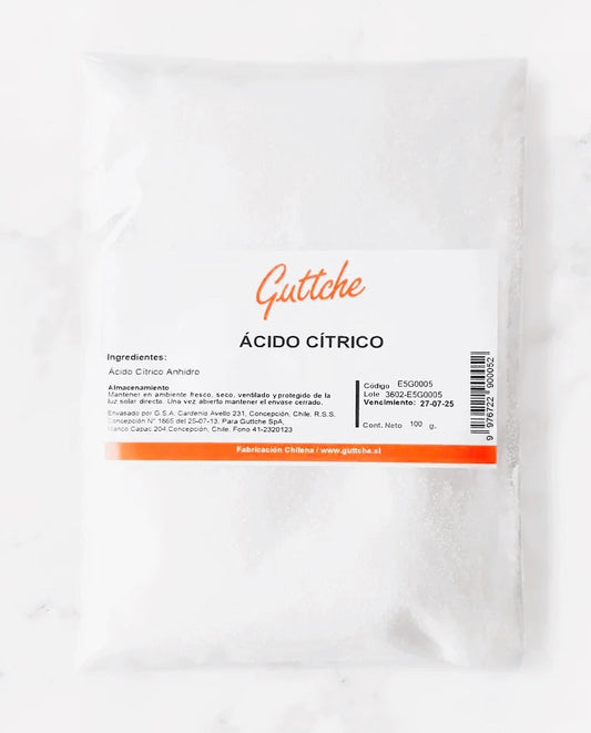 Acido citrico en polvo guttche 100 gr