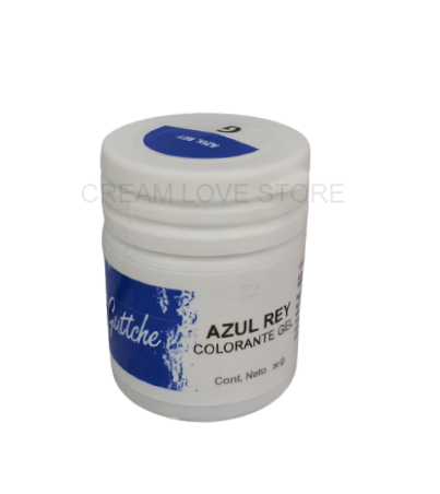 Colorantes guttche en gel azul rey