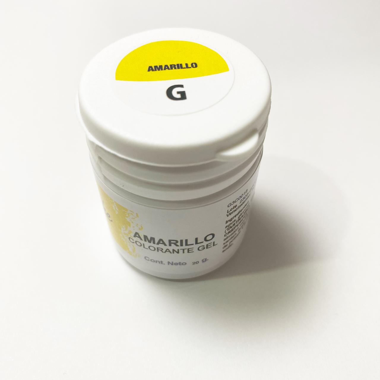 Colorantes guttche en gel amarillo