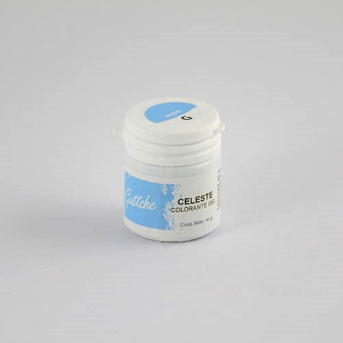 Colorantes guttche en gel celeste