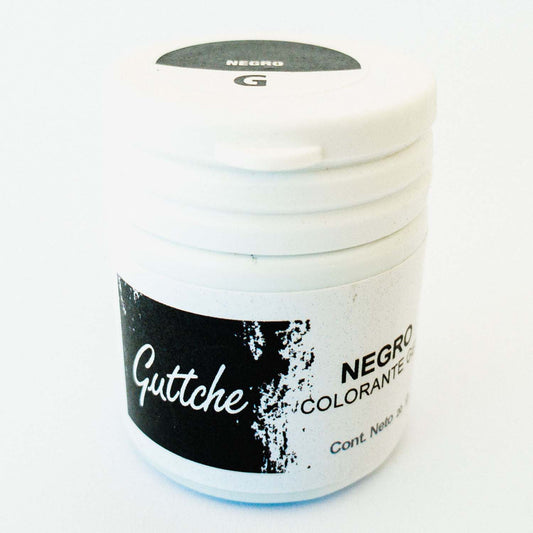 Colorantes guttche en gel negro