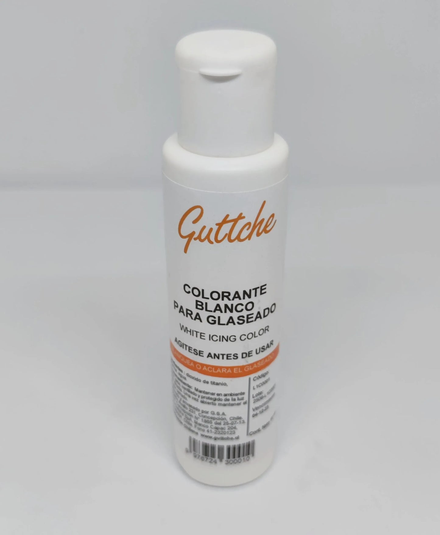 Colorantes guttche en gel blanco